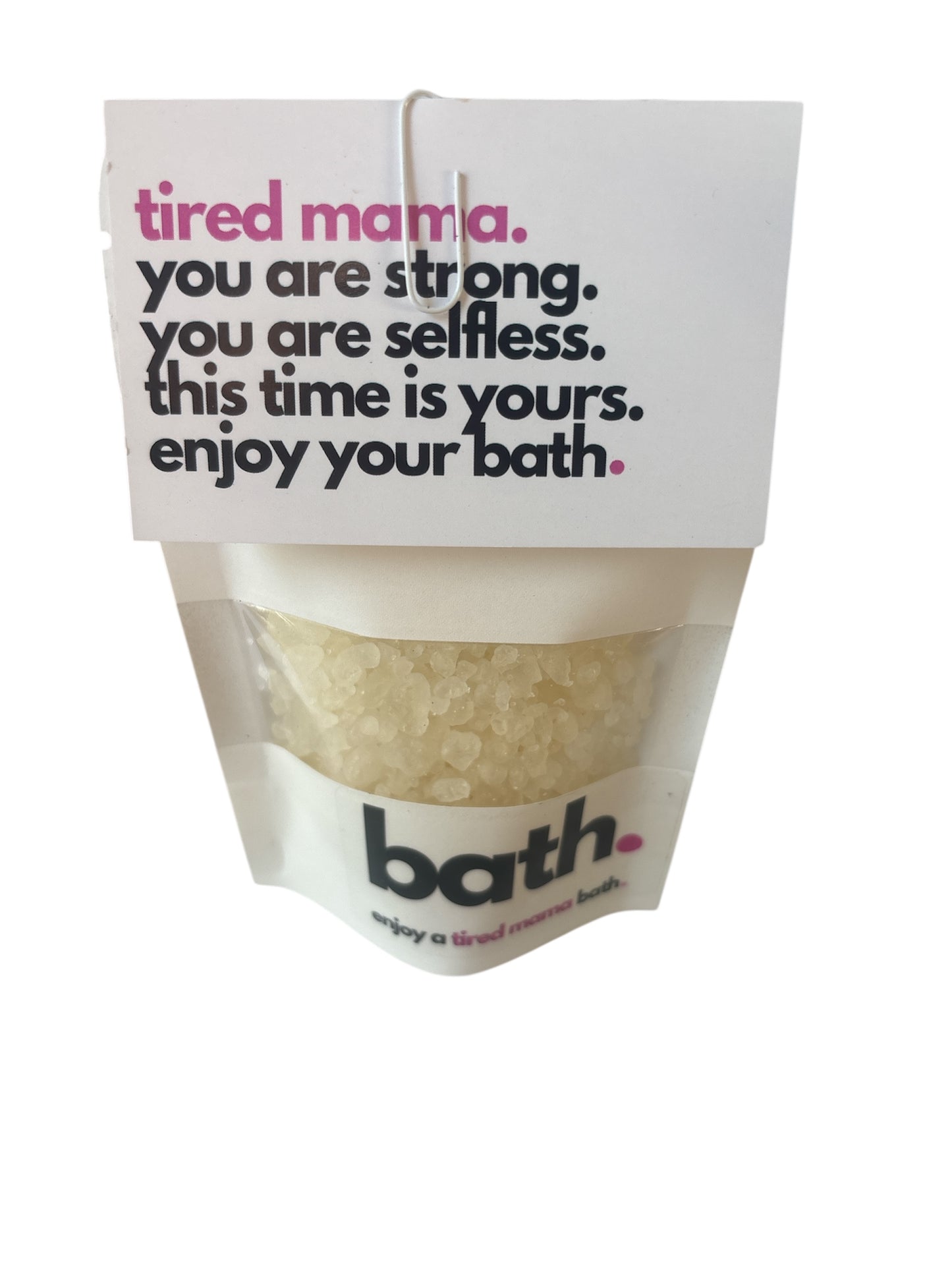 bath. - tired mama