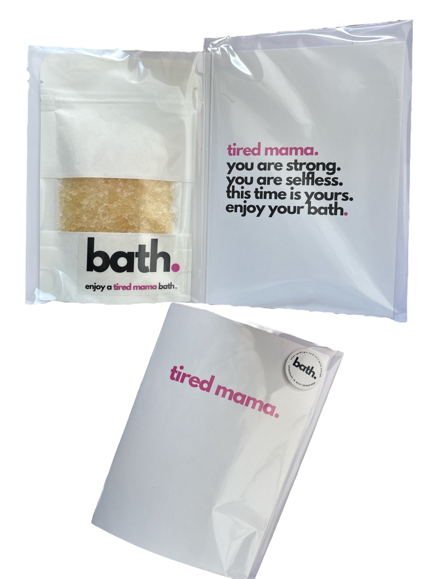 bath.card - tired mama