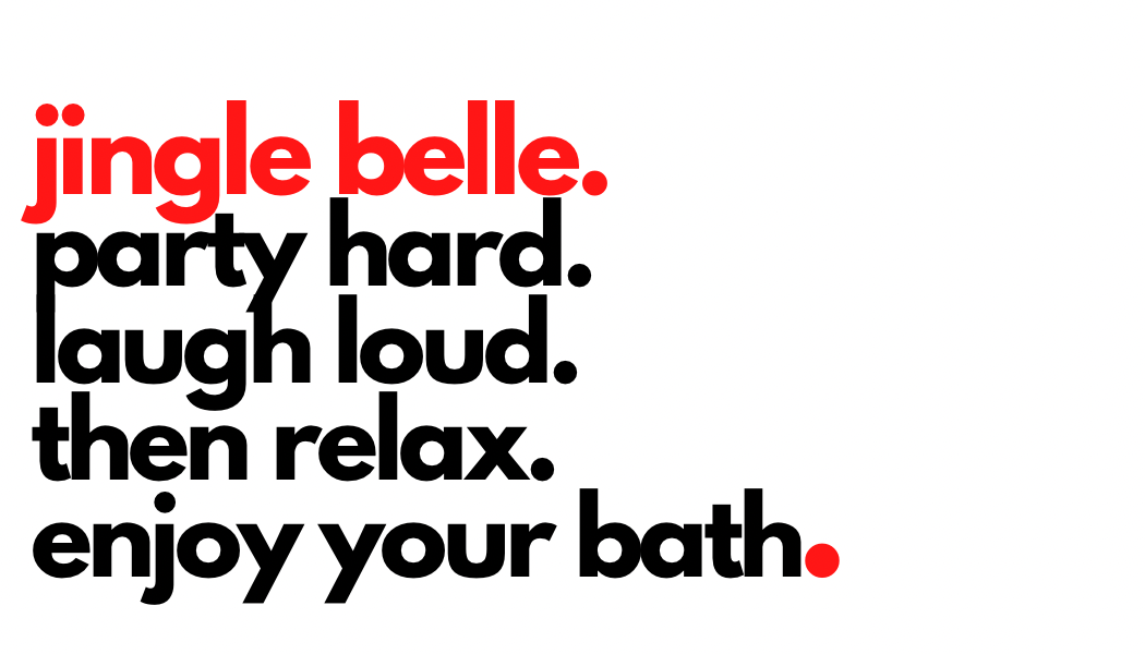bath.card - jingle belle (*limited edit)