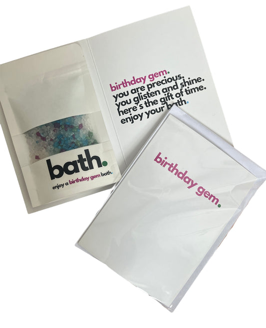 bath.card - birthday gem