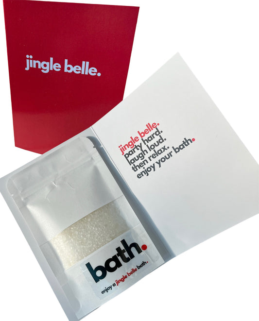 bath.card - jingle belle (*limited edit)